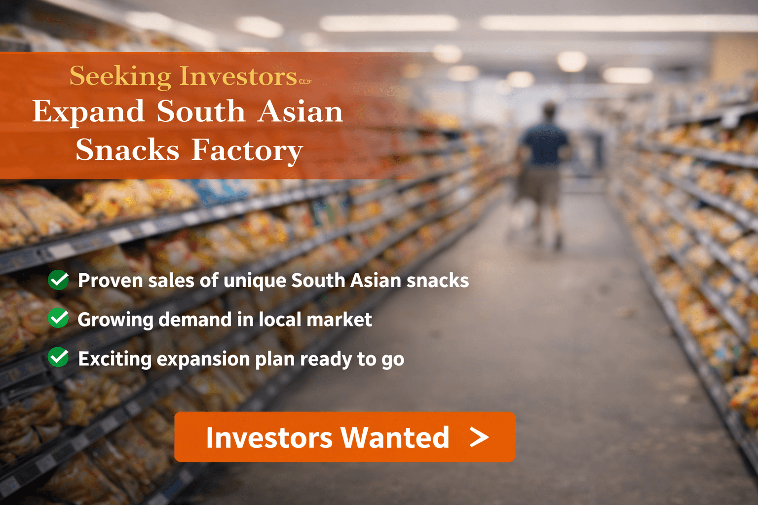 Looking investors within grocery outlet to expa...