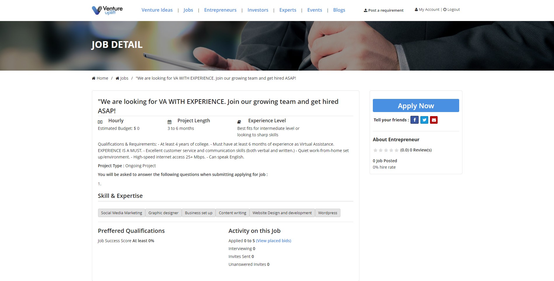 How to post a Job - Step 5