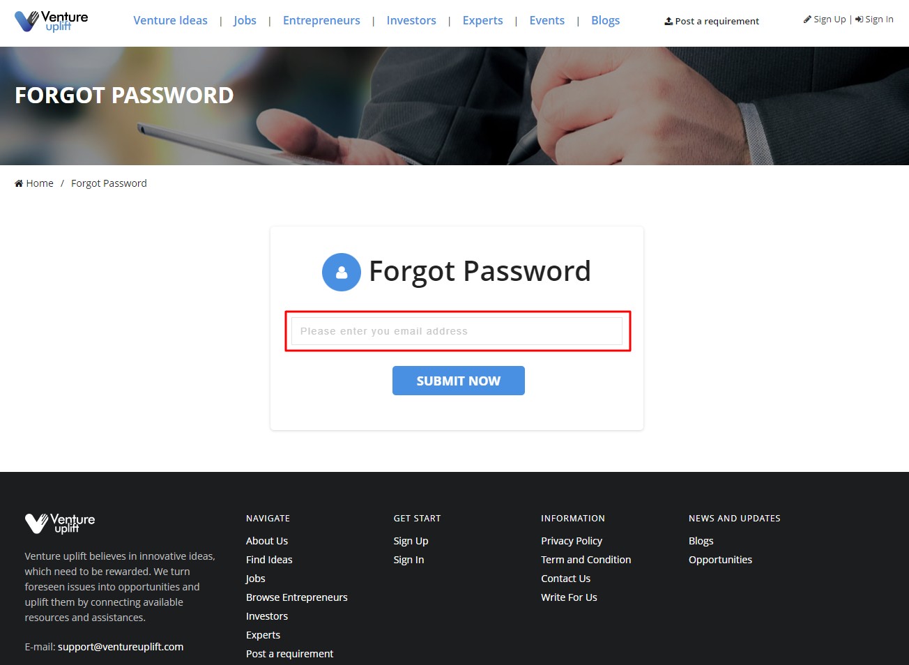 How to Reset Password - Step 2