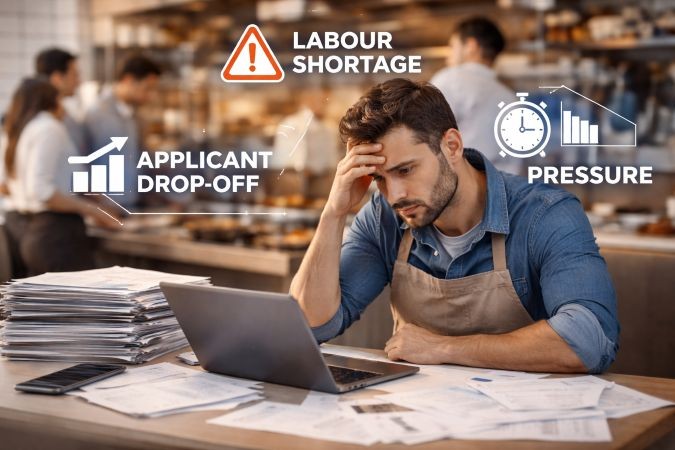 Hospitality hiring challenges in Australia hospitality business owner facing staff shortage and hiring challenges in Australia